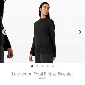 Lululemon total eclipse sweater